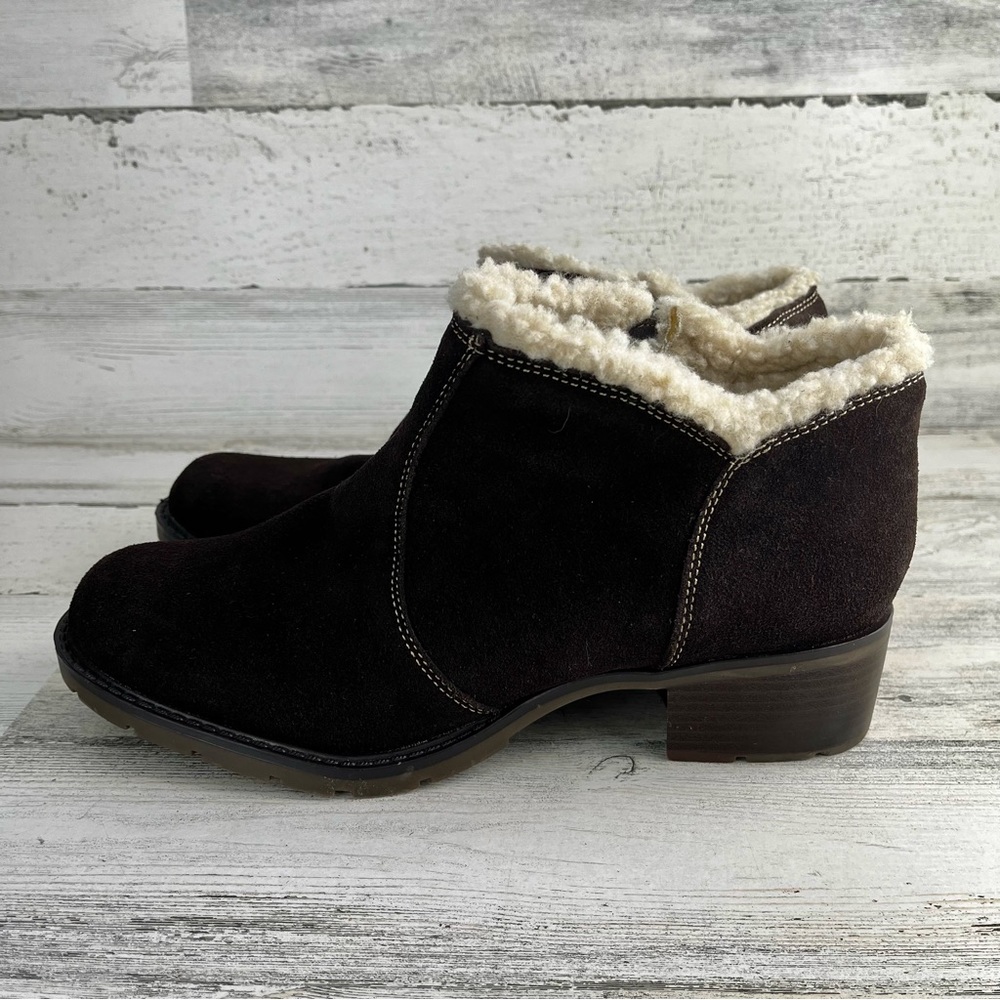 SPORTO Josie Chocolate Brown Suede Ankle Boots 11